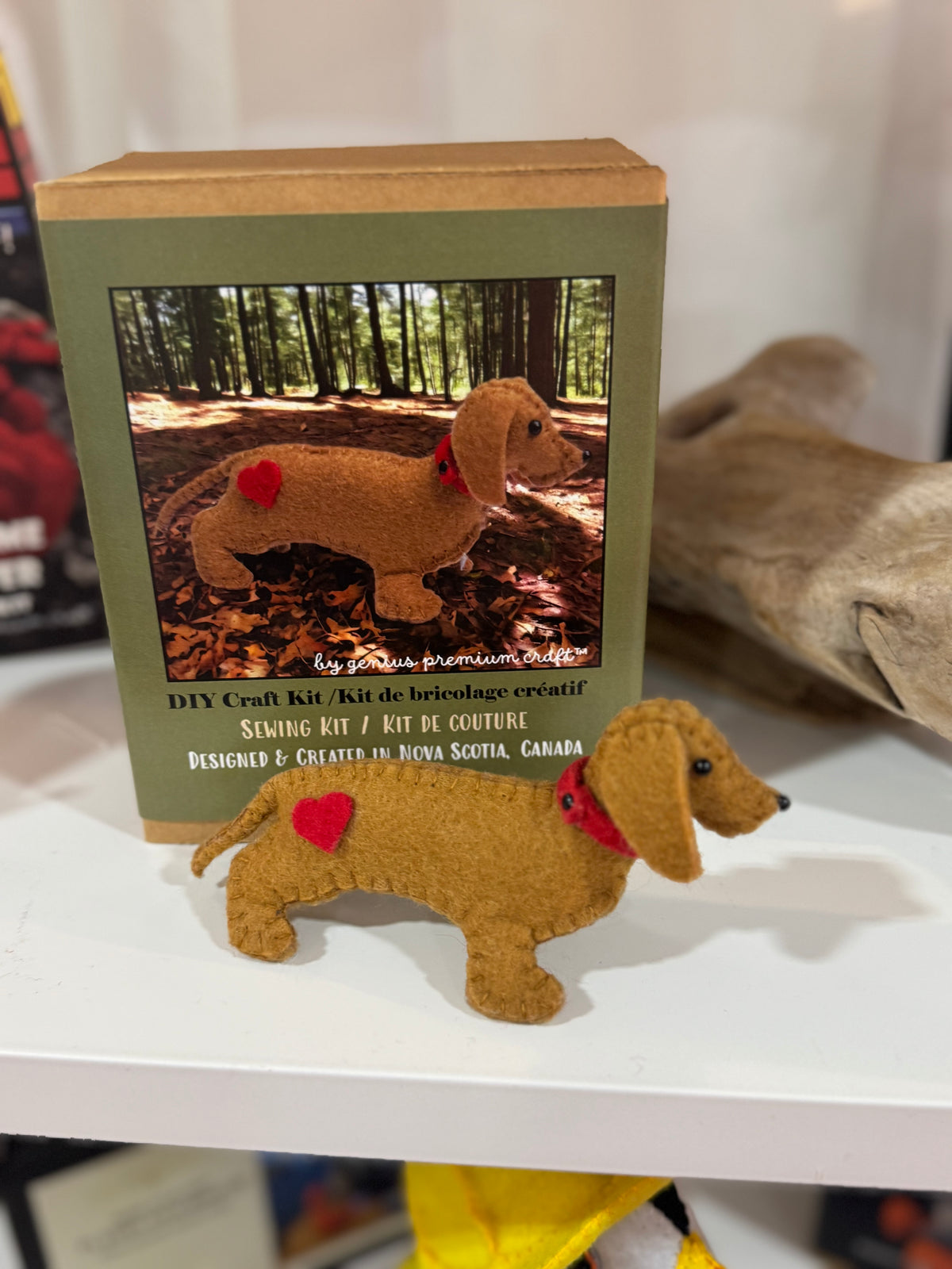 DIY Sewing Kit Felt Dachshund Dog