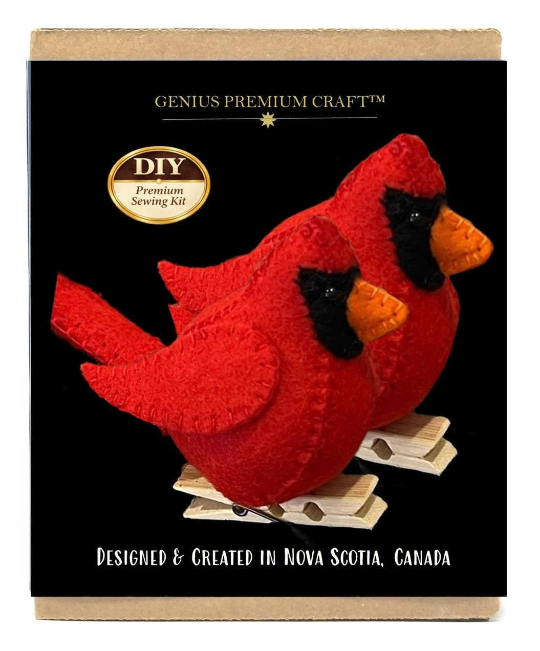 DIY Felt Cardinal Sewing Kit – Create 2 Beautiful Cardinals