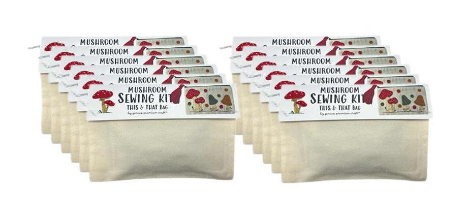 DIY MUSHROOM SEWING KIT - “MUSHROOM THIS OR THAT” CANVAS BAG KIT