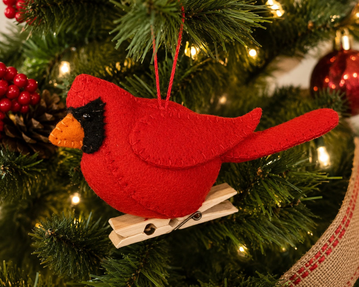 DIY Felt Cardinal Sewing Kit – Create 2 Beautiful Cardinals