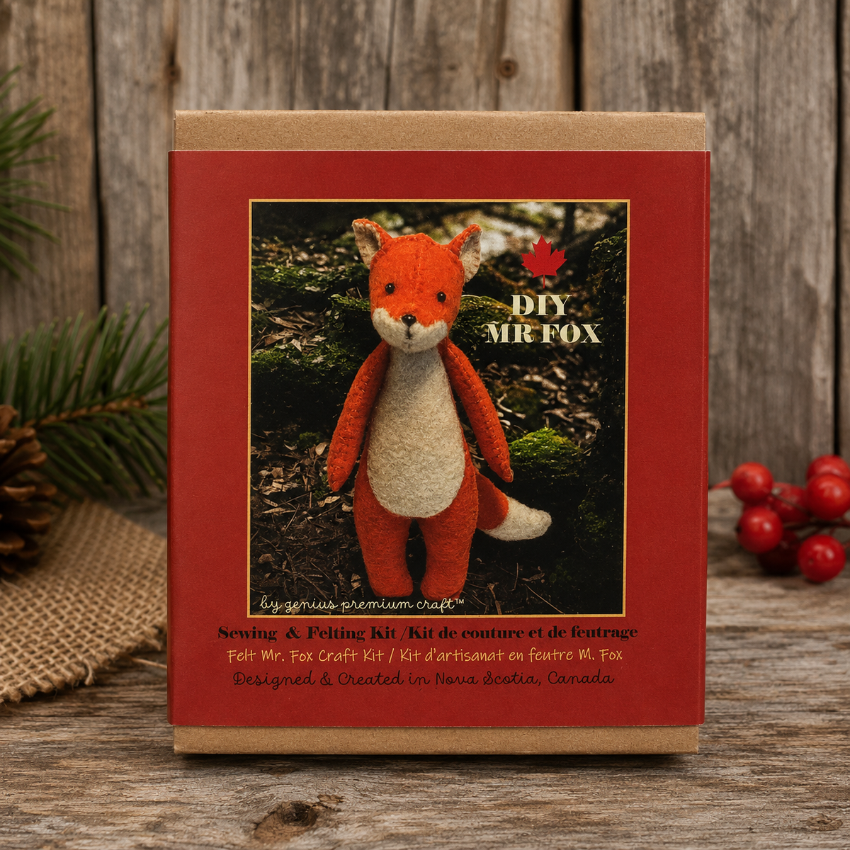 Felt Fox Sewing & Felting Kit