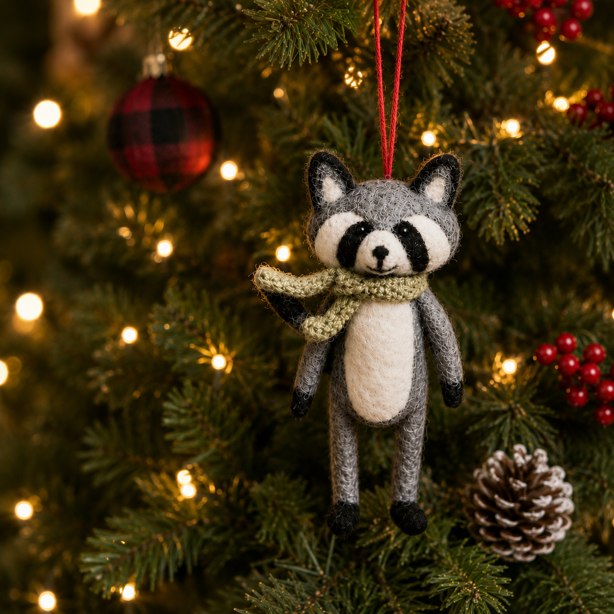 Raccoon Felting DIY Kit - English/French