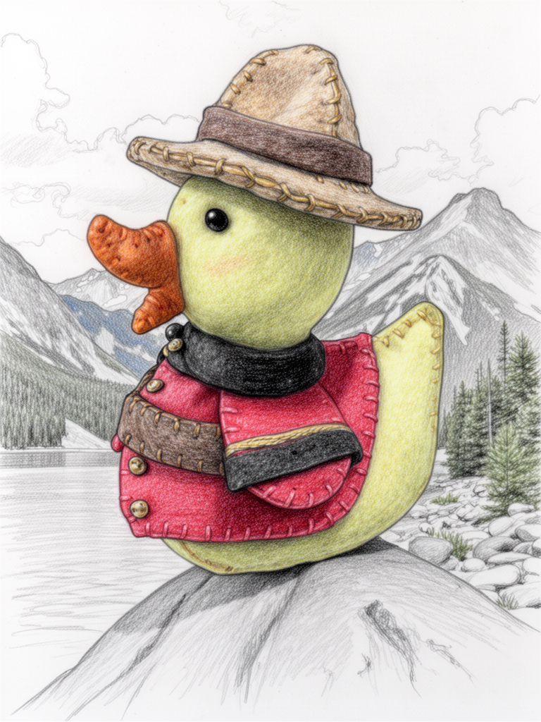 Duck Sewing Kit NS TARTAN BOX (EN/FR) – DIY Souvenir