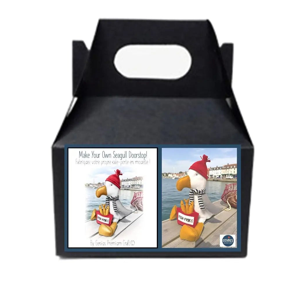 Seagull with Fish Fries - Door Stop or 8" Sewing Kit