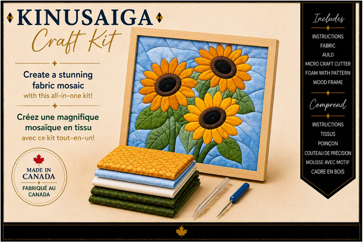 Kinusaiga Craft kit - Sunflowers
