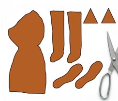 Fox + Pup Sewing Kits - wool/felt