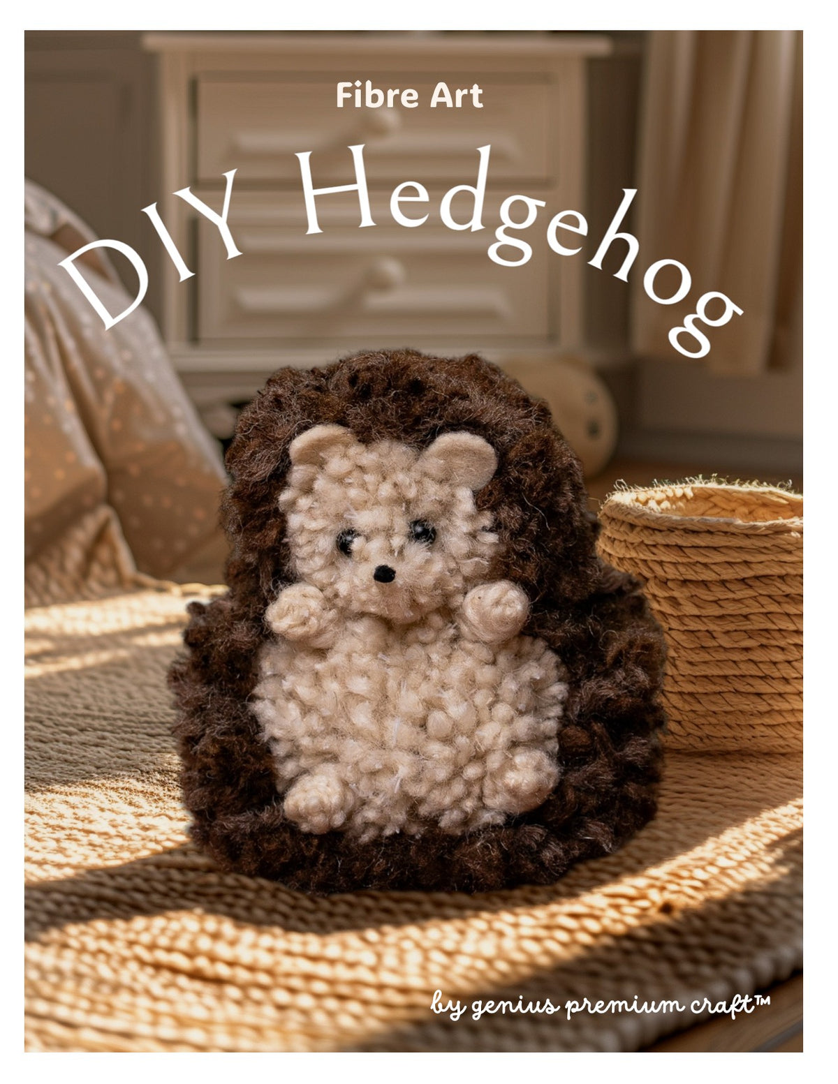Fibre Art Craft Kit - Hedgehog