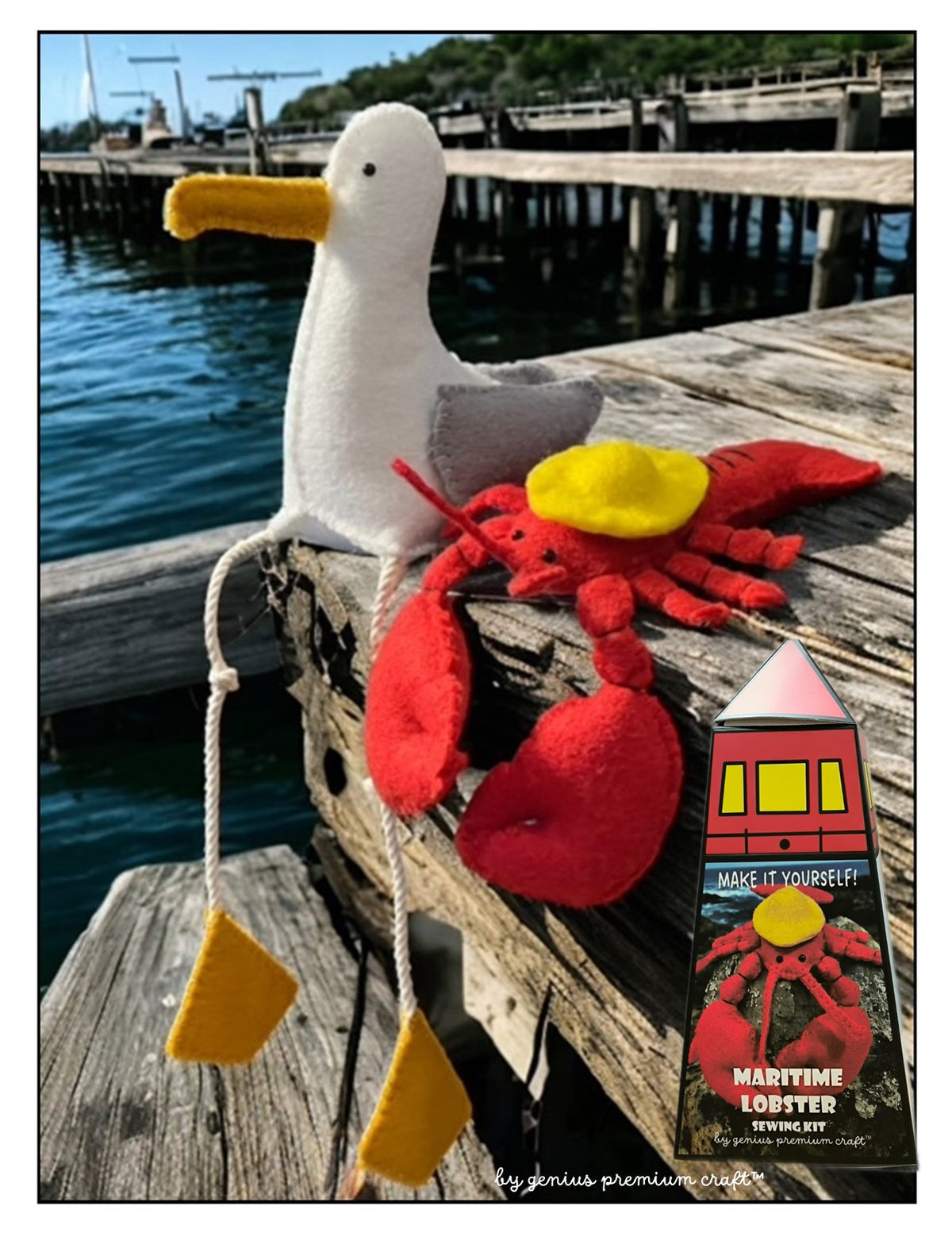 DIY Lobster Sewing Kits – Lighthouse Gift Box
