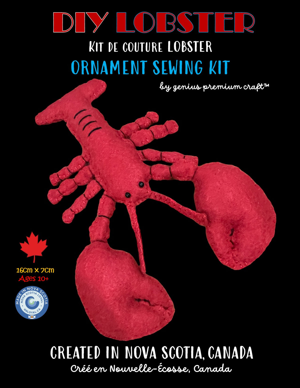 DIY LOBSTER Sewing Kits
