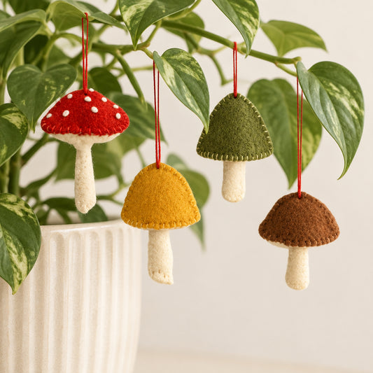 DIY MUSHROOM SEWING KIT - MAKE 4 MUSHROOMS