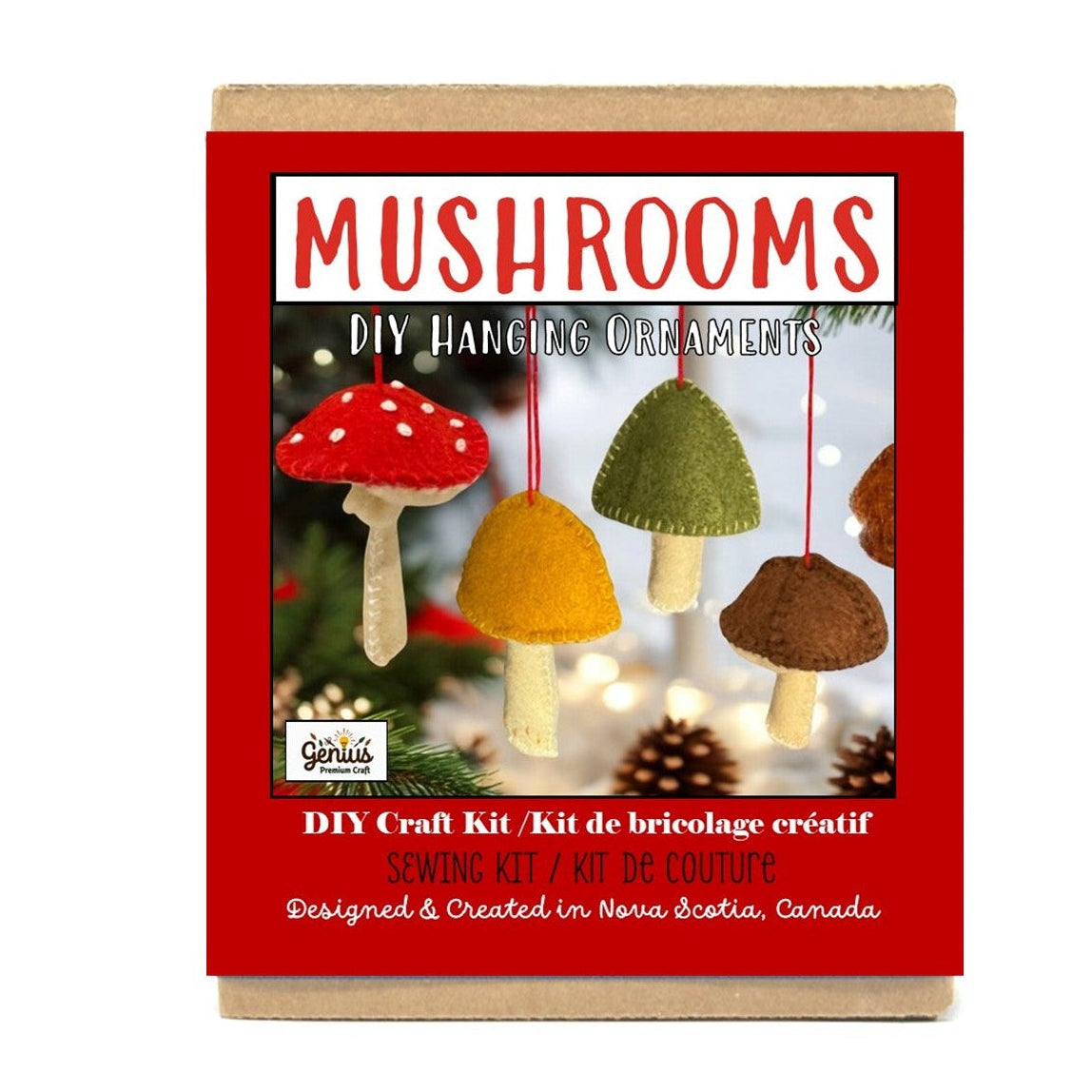 DIY MUSHROOM SEWING KIT - MAKE 4 MUSHROOMS