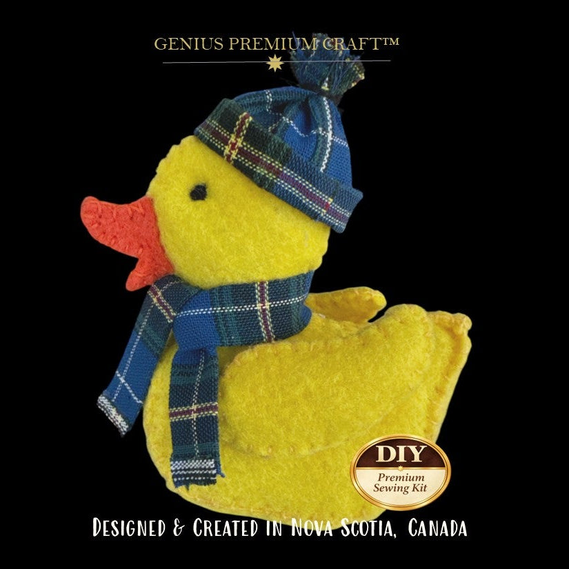 Duck Sewing Kit NS TARTAN BOX (EN/FR) – DIY Souvenir