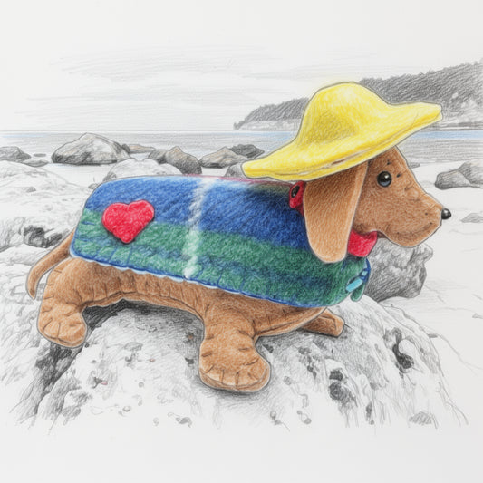 Nova Scotia Dachshund Greeting cards (4.25" x 5.5")