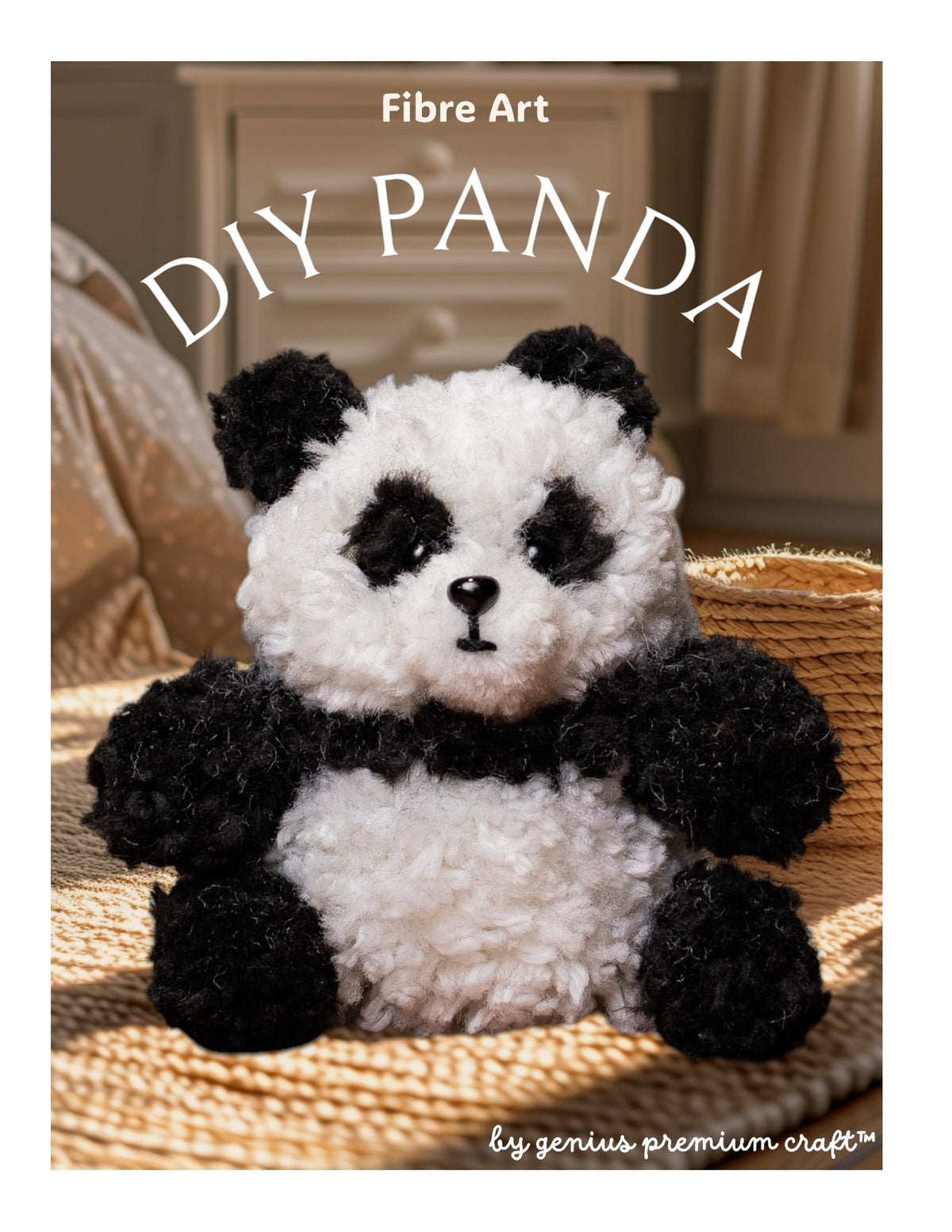 Fibre Art Craft Kit - Panda