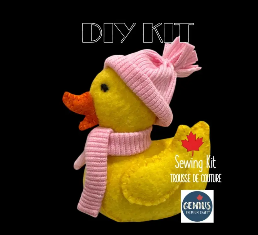 Duck Sewing Kit PRETTY IN PINK (EN/FR) – DIY Souvenir