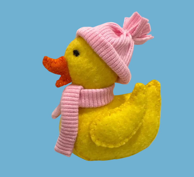 Duck Sewing Kit PRETTY IN PINK (EN/FR) – DIY Souvenir