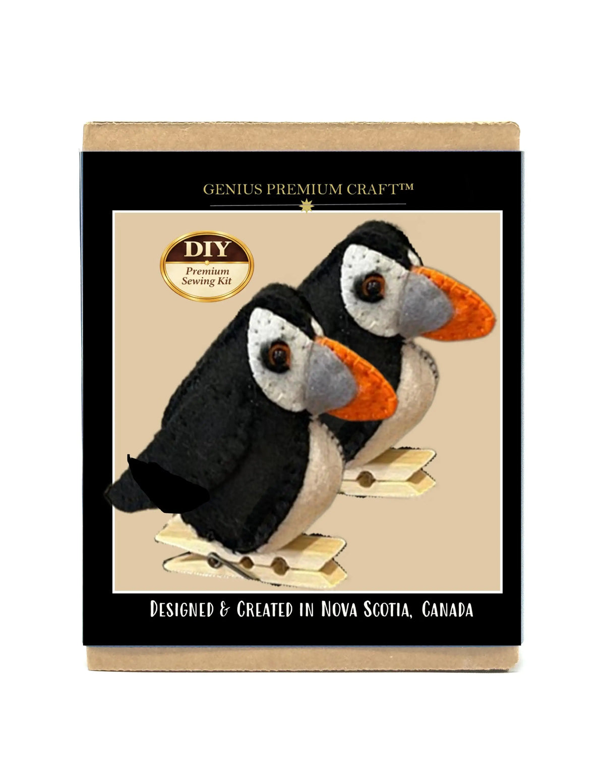 PUFFIN SEWING KITS - Create 2 Charming Puffins