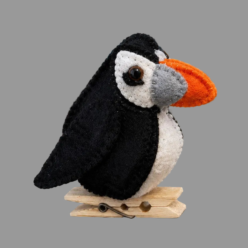 PUFFIN SEWING KITS - Postcard  Kit Ornament