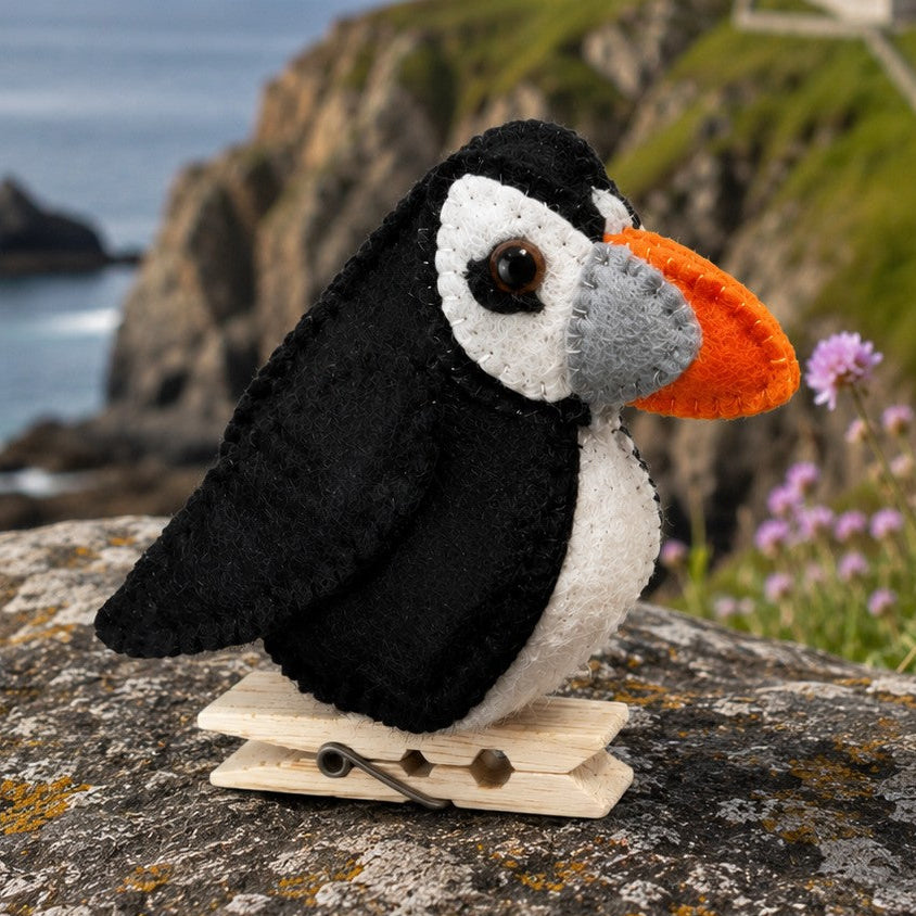 PUFFIN SEWING KITS - Postcard  Kit Ornament