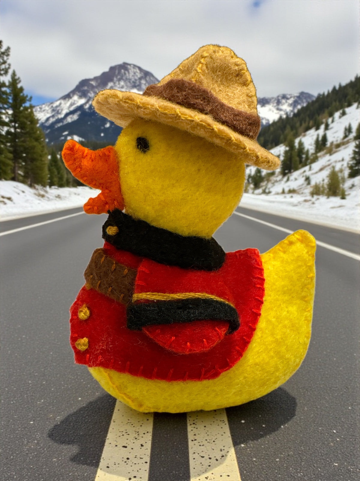 Duck Sewing Kit MOUNTIE INSPIRED (EN/FR) – DIY Souvenir