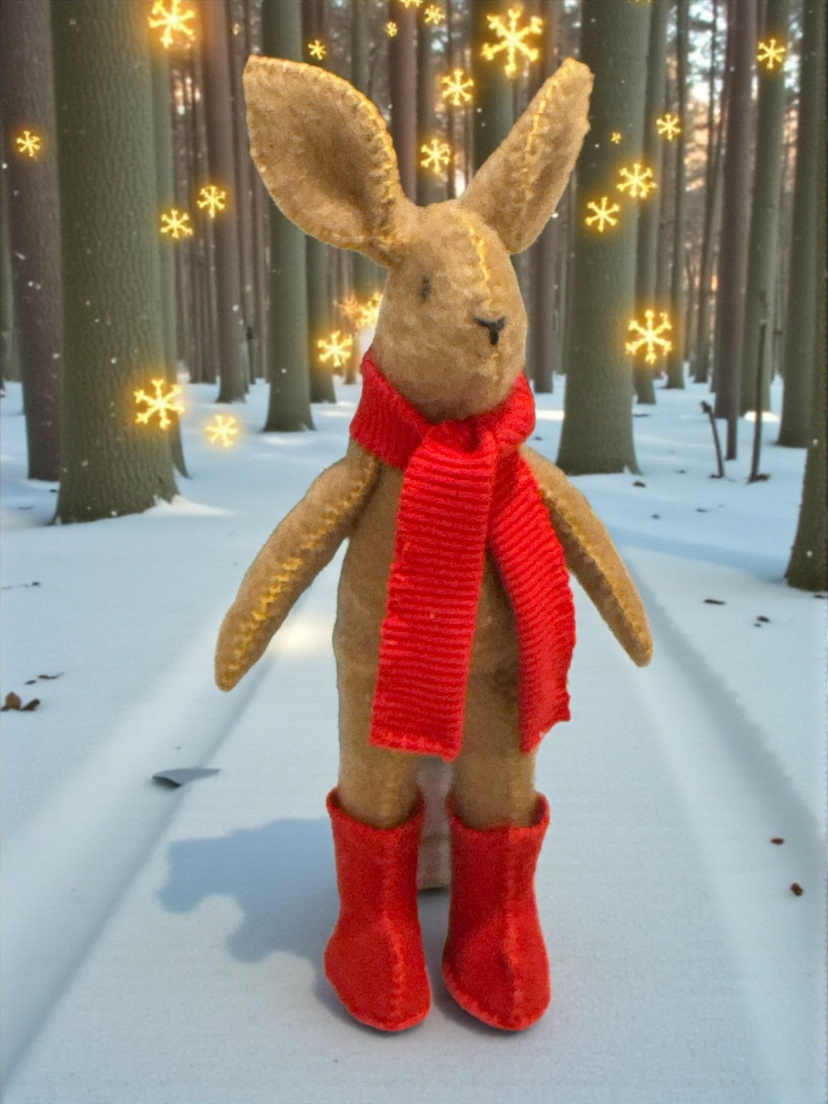 DIY Rabbit Sewing Kit - Wool/Cashmere