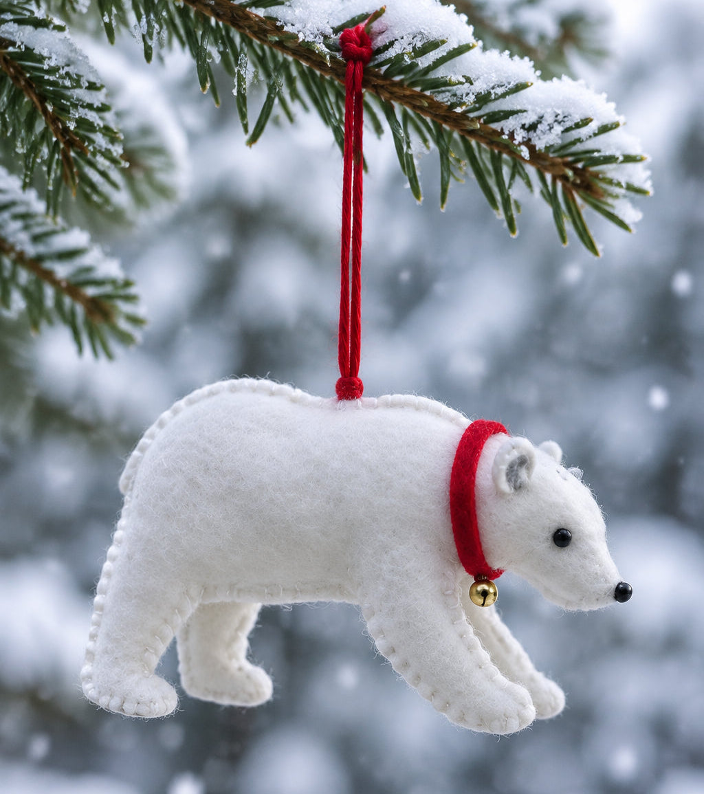 POLAR BEAR with Fish Sewing Kit