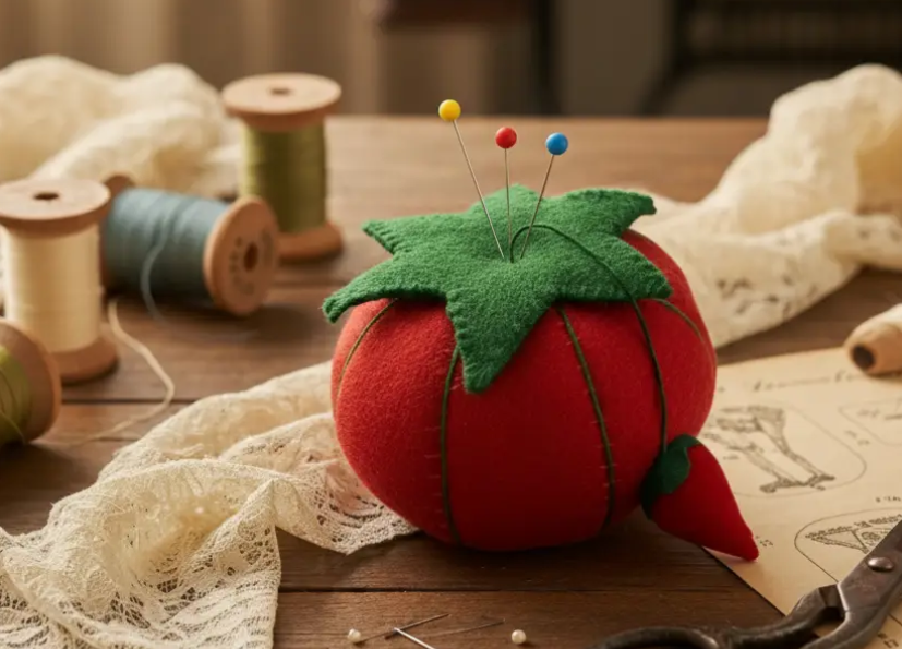 HEIRLOOM TOMATO PIN CUSHION SEWING KIT