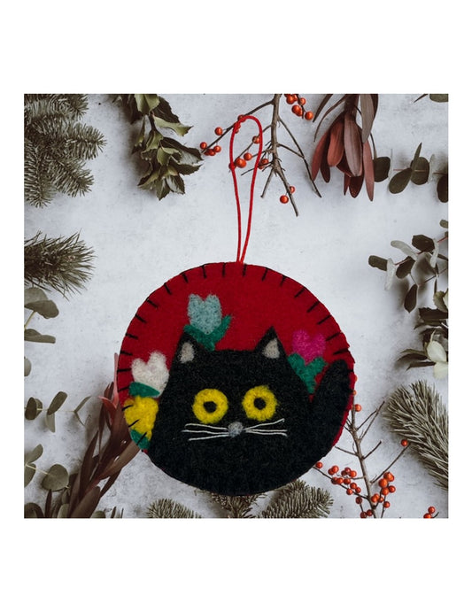 DIY Holiday Ornaments - Maud Lewis-inspired