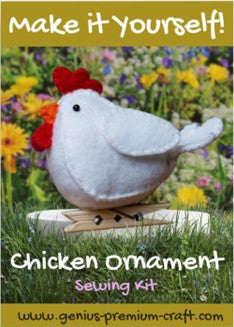 DIY Chicken Ornament SEWING KIT