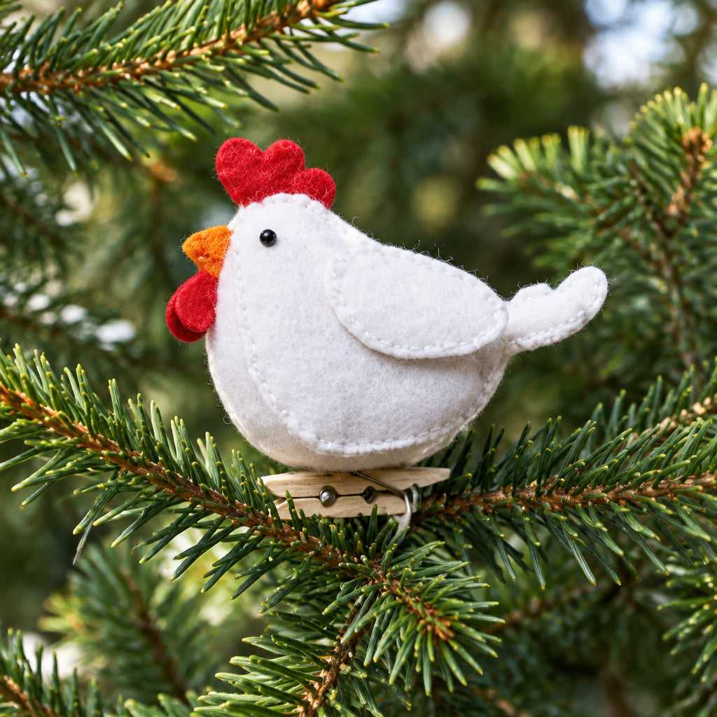 DIY Chicken Ornament SEWING KIT