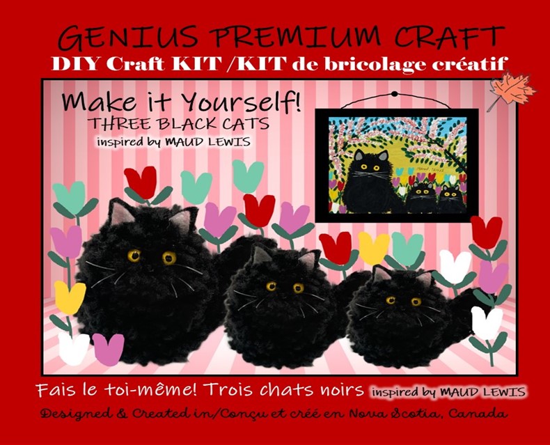 Maud Lewis-Inspired DIY Fiber Art Kit