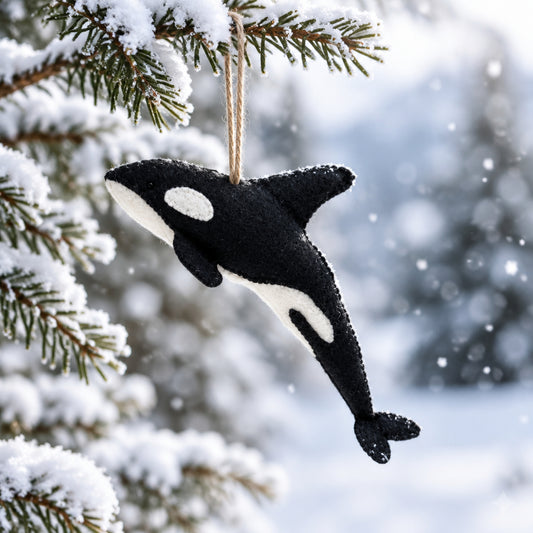 Orca Whale DIY Sewing Kit - ORCA CALF ORNAMENT